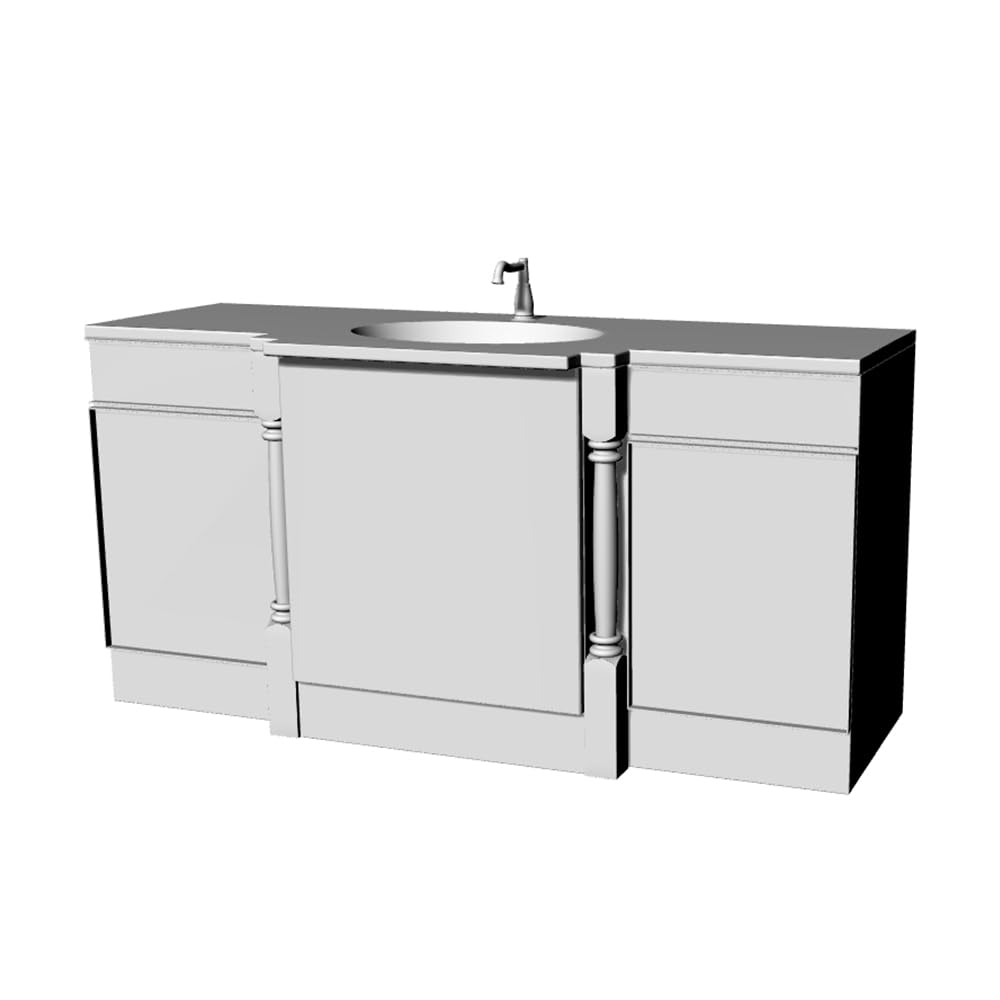 洗面台 Amazon | XJT64222 1/64 シーンモデル洗面台 | プラモデル 通販