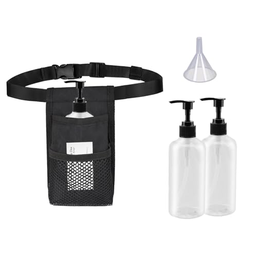 Merleu Massage Singer Bottle Holster with Multiple Pockets Design(2X 10oz)