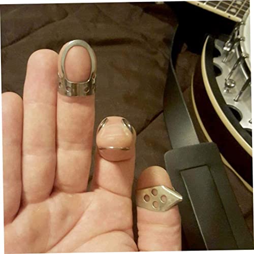 Rachlicy Picks de Doigt Chèques de Pouce de Guitare Plectrum Plectrum Picks Set Guitare et Banjo Taille Picks A réglable… - Les Beatles, Paul McCartney, John Lennon, RIngo Starr, George Harrison Rachlicy Picks de Doigt Chèques de Pouce de Guitare Plectrum Plectrum Picks Set Guitare et Banjo Taille Picks A réglable… – Image 5