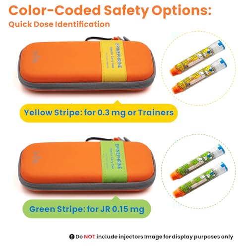 weefla Protective Carry Case for 2 EpiPen Auto-Injectors, Green by weefla - Image 5
