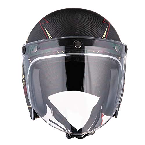 Visière pour casque de moto ouvert pour bloquer le vent et les reflets