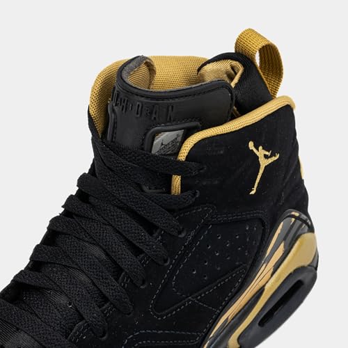 Nike Jumpman MVP Grade School Basketball Shoes (Black/Gold)2