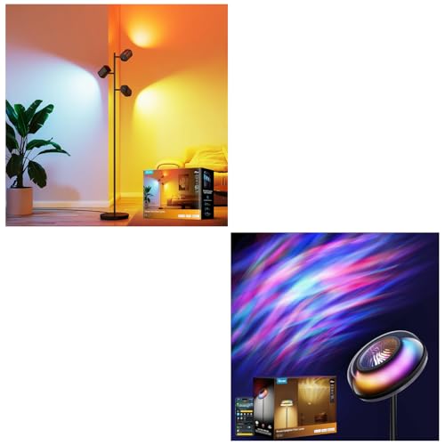 Image of Govee Uplighter Floor Lamp for Living Room Bundle Tree Floor Lamp