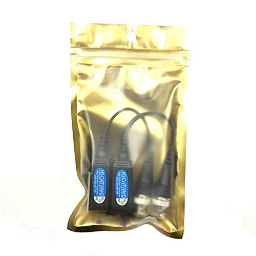 2 Stück Balun Video passiv 200TC Passiver Transceiver Video Balun HD-cvi/ahd/tvi 1CH