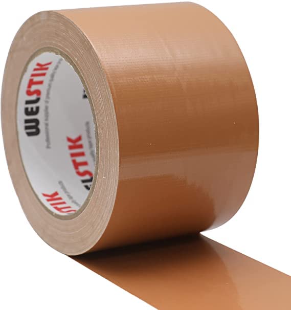 Ruban Adhésif WELSTIK Professionnel - Imperméable, Résistant - Pour Bricolage, Réparation, Déchirable à La Main - Vert Olive