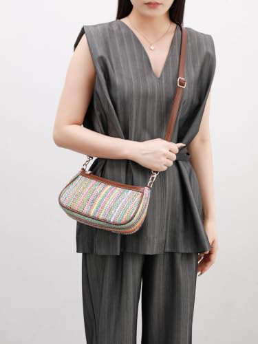 Image of Shoulder Bag for Women Retro Hobo Handbags Cross Body Purses
