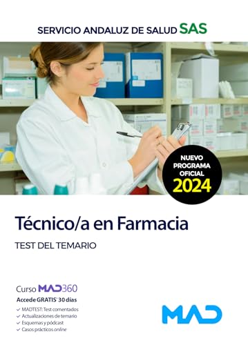 Técnico/a en Farmacia del Servicio Andaluz de Salud. Test del temario