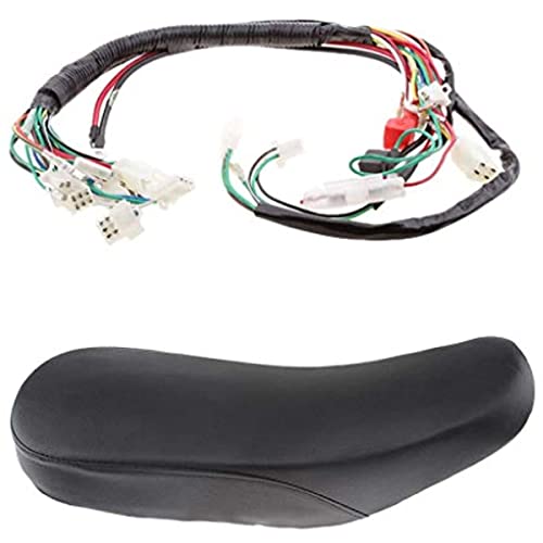 Kit de arnês de tear de fiação e conjunto de assento para quadriciclo quadriciclo quadriciclo 50cc 7