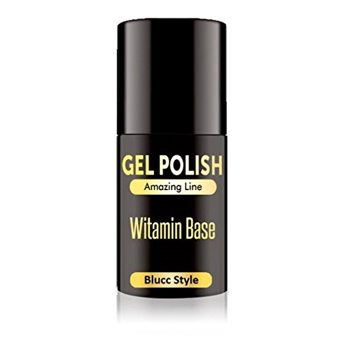 Base Amazing 5ml - CON VITAMINAS - esmalte permanente o semipermanente - Protege la uña del daño de los esmaltes - Blucc Style Cover