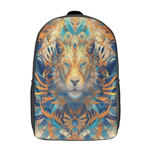Sac à dos lion 3D cadeau de rentrée scolaire fille garçon 43 cm