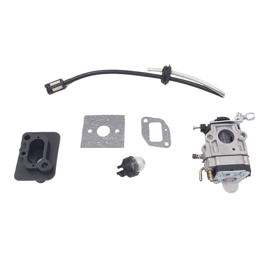 Conector de Base de carburador, Manguera del colector de admisión, Compatible con desbrozadoras de 43 CC, 52 CC, 40-5, BC430, CG430, 40-5, CG520, 1E40F-5, 44F-5 Piezas de jardín