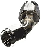 Russell 610091 Endura Anodized Aluminum -6AN 45-Degree Hose End