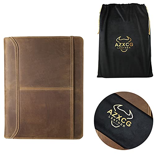 Custom Ipad Portfolio Case, Personalized Portfolio For Men/Women, Engraved Padfolio With Tablet Holder, Leather Padfolio Folder #TOP1