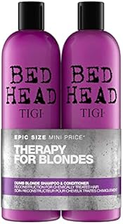 Bed Head by TIGI Dumb Blonde Shampoo and Conditioner for Blonde Hair 25.36 fl oz 2 count