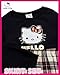 Hello Kitty Girls Skirt Sets - 2 Piece Long Sleeve Sweatshirt and Plaid Skirt Girls Fashion Set (2T-12), Size 4, Black Plaid