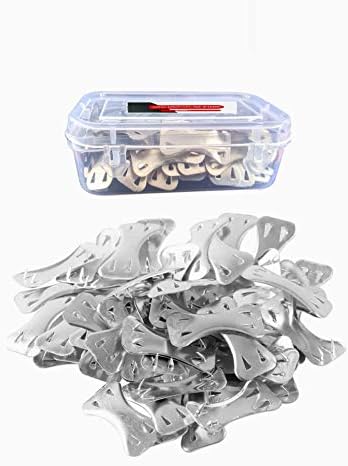COMFORT Pack of 70 Clips-Replacement Metal | Aluminum Bandage Clips for Bandages,Compression Bandages,Elastic Crepe Bandages,Cotton Bandages for Secure Fastener Bandage Metal Clips