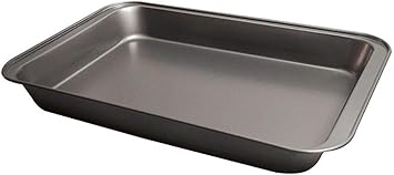 Ecolution Cake Pan Bakeins Cookware Non-Stick Heavy Duty Carbon Steel, 13" x 9", Gray Model EIGY-7433