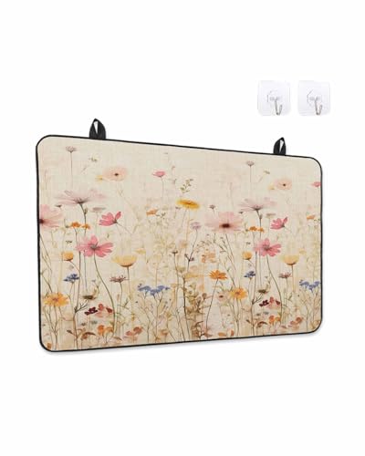 Stove Top Covers for Electric Stove 36x21 Inches, Botanical Flower