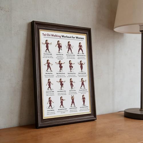 Poster toile marche Tai Chi programme exercices pour pratiquer à la maison - 5