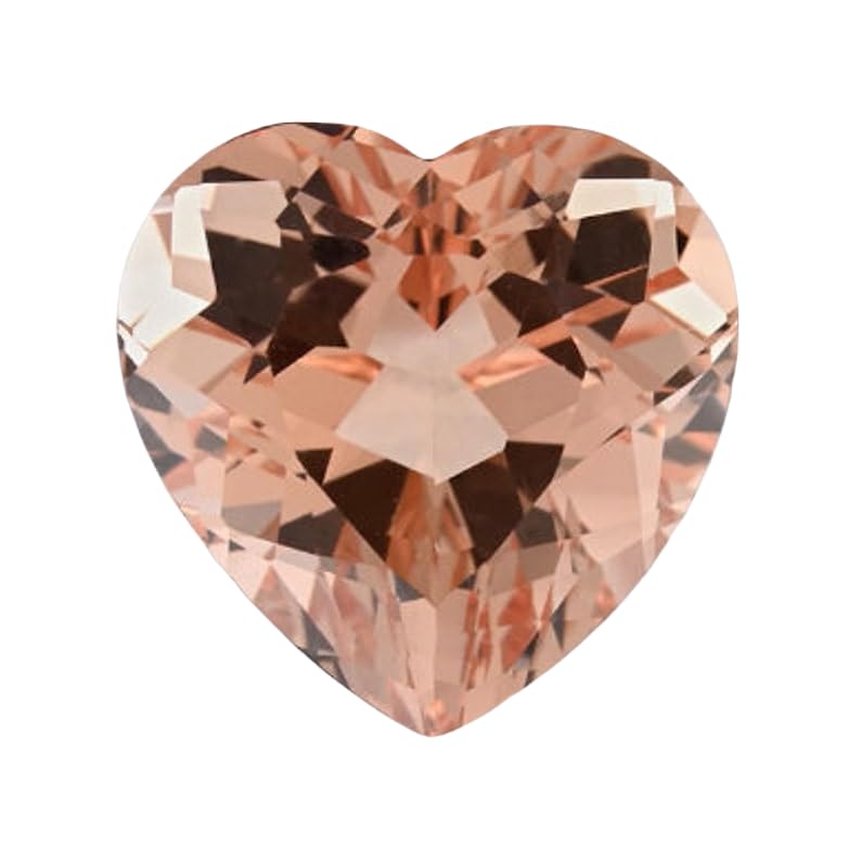 Morganite cœur pour bricolage de bijoux uniques à porter au quotidien