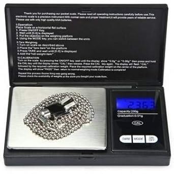 Prachit Gold/Jewellery Weighing Scale // Mini Pocket Weight Scale // Kitchen Small Weighing Machine with Auto Calibration, Tare Full Capacity (500/0.01 g, Black)