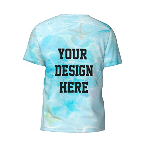 Custom T Shirt for Men Personalized Add Your Image Shirt Add Your Text Photo Front and Back Print3