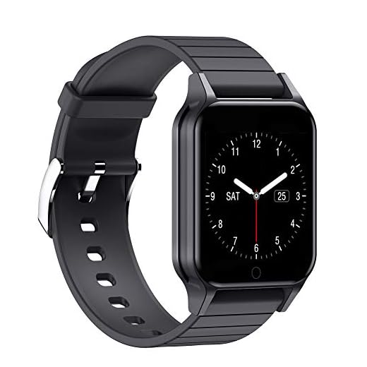 Smartwatch, KUNGIX Reloj Inteligente Impermeable IP68 Pulsera de Actividad Inteligente con Monitor de Sueño Pulsómetros Podómetro Contador de Caloría, para Hombre Mujer niños (Negro)