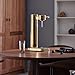 Aarke Carbonator lll, Sparkling & Carbonation Water Machine, Stainless Steel with PET BPA-Free Reusable Bottle Volume 1L/34 fl oz (Gold)