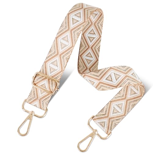 Image of chushui Metallic Thread Purse Strap for Women, Woven Replacement Bag Strap | Subtle Shine That Changes with the Light