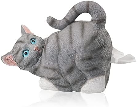 Cat Butt Tissue Holder Square Tissue Box Cover for Bathroom Home Decoration Paper Facial Tissue Dispenser Funny Gift