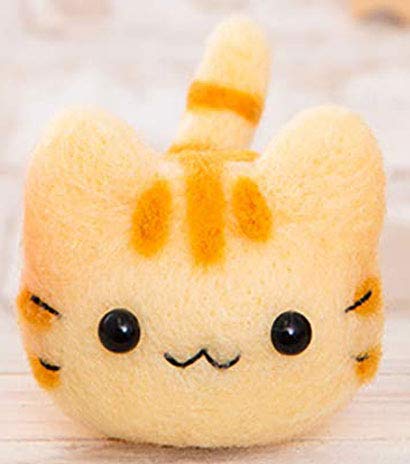 ハンドメイド ぬいぐるみ ねこ Cat stuffed toy☆How to make a super easy fluffy cat using