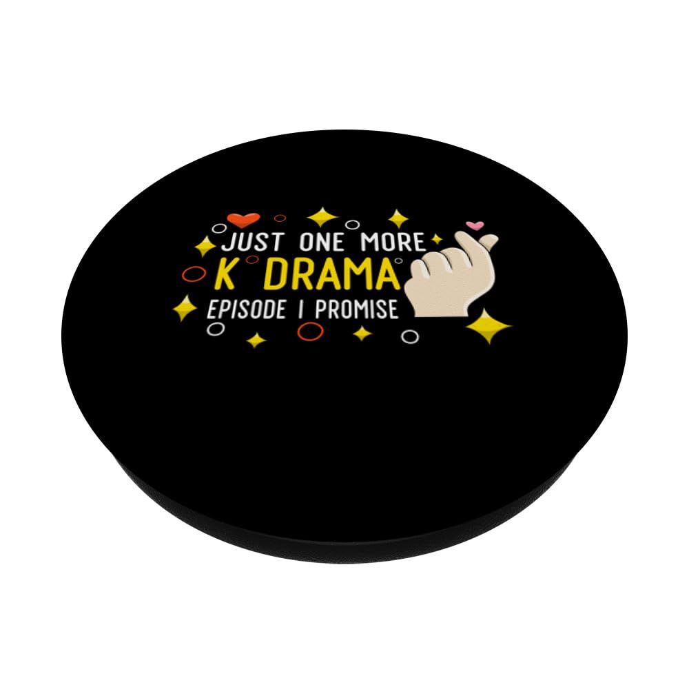 Just One More Episode I Promise Korean Drama K-Pop K-Drama PopSockets Swappable PopGrip, Black - Image 2