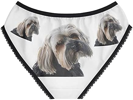 DogsMakeMeHappy Yorkshire Terrier Panties, Yorkshire Terrier Underwear, Briefs