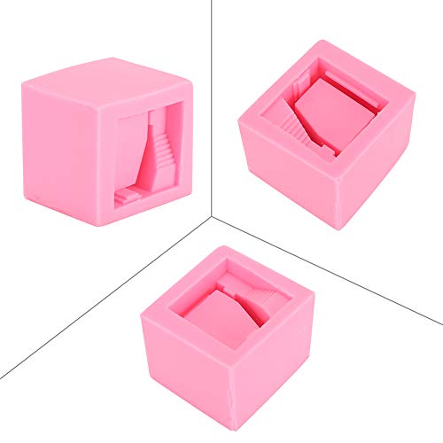 Candy Mold Zeep Siliconen Mal 3D Huis Villa Vorm Bloem-Pot-patroon voor Cake/Handgemaakte Zeep Vloeistof - Image 5