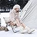 Faux Fur Snow Boots for Women,Furry Fuzzy Fluffy Womens Boots Lace-up Winter Warm Fur Lined Mid-Calf Non-Slip Ski Boots (beige, Adult, Women, 8, Numeric Range, US Footwear Size System, 9, Medium)