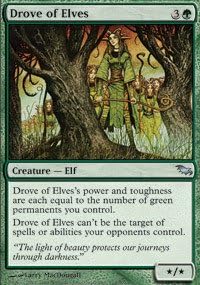 Magic The Gathering - Drove of Elves - Shadowmoor