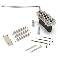 A unique, high quality tremolo with saddles that lock to a hardened steel baseplate for better tuning stability, string energy transfer and sustain Each saddle is height-adjustable This tremolo fits American Standard Strat and Strat Plus guitars with...
