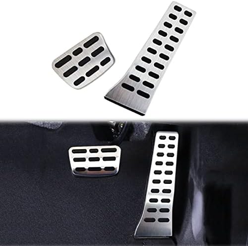 MYMOCCY at Pad Gas Accelerator Brake Fuel Foot Pedal Cover Cap Compatible for Kia Sportage Cadenza Sorento K5 Hyundai Santa Fe Sonata Tucson Palisade Genesis Accessories