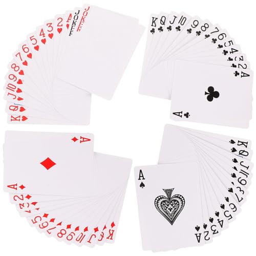 Cartas en Blanco para Poker 1 Set de Papel para DIY miniatura 3