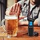 RUTIDA Alkoholtester, Polizeigenau Alkoholmessgeräte mit 12 Mundstücken, Professioneller Alkohol Tester Promillemessgerät mit Digitaler LCD-Anzeige und Halbleiter Sensorik