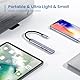 Ewent 3.0 Hub, USB-C zu 5-in-1 Multi-Port Dock, 5-Port Adapter 1x PD100W, 1x USB-C, 3X USB-A, Docking Station Kompatibel mit Laptop, Desktop PC, MacBook Pro/Air, iPad, iPhone, Samsung