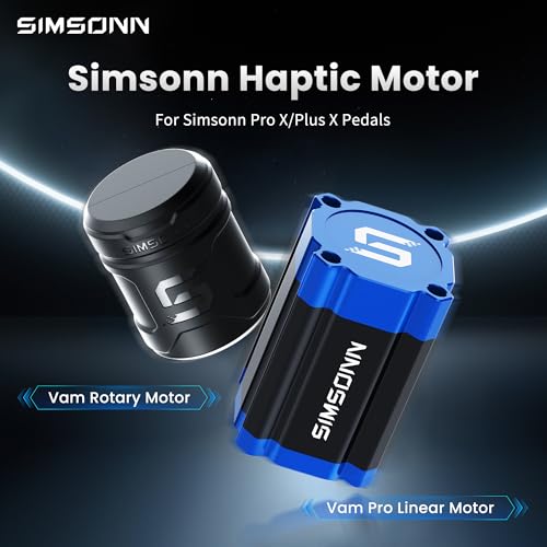 SIMSONN Pedales para Simulador de Carreras Módulo de Motor de Vibración Reactor de Pedales Hápticos VAM y VAM Pro (VAM PRO 3PCS PER SET) - imagen 2