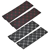 【Material suave】: Hecho de material interior de cuero de PU súper suave con adhesivo de velcro para mayor comodidad, protege a los niños del corte de cintura de los adultos.Nuestras hombreras son mucho más suaves que otras.