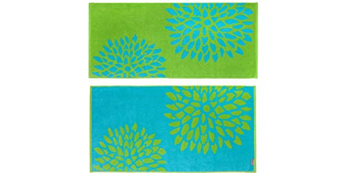 grace grand spa Dahlie Duschtuch 70x140 Hellgrün,100% Baumwolle, Grün/Türkis Cover