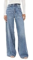 rag & bone Women's Featherweight Sofie High Rise Wide Jeans, Beverly, 26