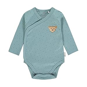 Steiff Unisex Baby Body Langarm GOTS Unterwäsche
