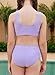 blibean Tween Girl Swimsuits Little Kids Girls Summer Swim Bathing Suits Teen Fashion Two Piece Bikini Boho Hawaii Beach Sets Traje Baño Niñas Size 12-13 Year Old Purple