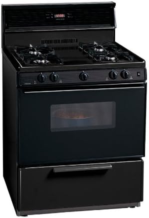 Amazon.com: Premier SMK340B - Gama de gas de 30.0 in con encendido  electrónico y quemadores sellados, puerta de horno negra, 10.0 in,  protector trasero negro : Electrodomésticos