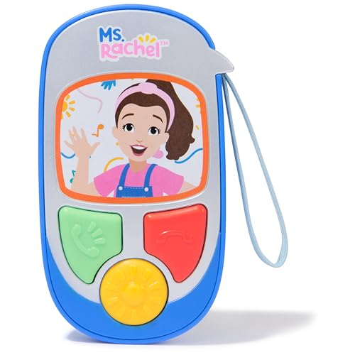 Image of Ms. Rachel Official Electronic Talk with Me Learning Phone with Conversational Phrases, Educational Toys & Toddler Toys for Girls & Boys Ages 1-3+