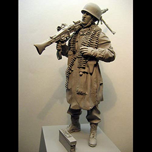 Risjc 1/16 Figurine en résine kit de modèle de Soldat, modèle Militaire de Soldat de la Seconde Guerre Mondiale GK // N9154 Cover